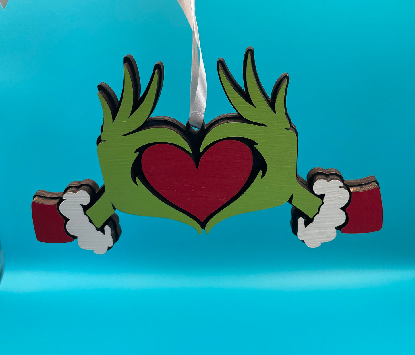 Grinch Christmas Ornaments - Bundle of 3