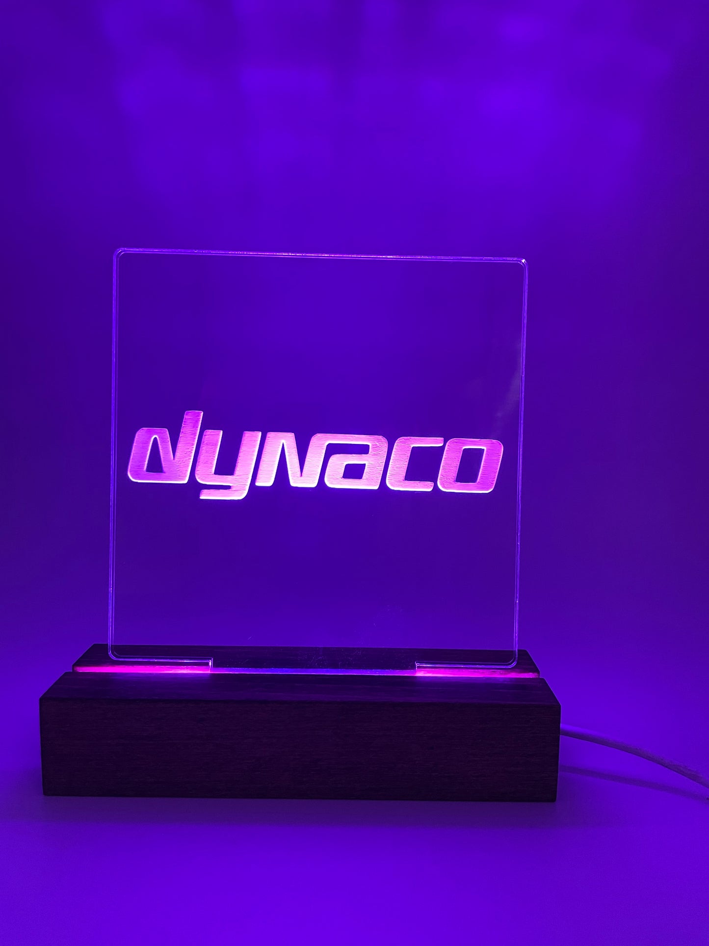 LED Music Acrylic Sign Old School Dynaco Decoration