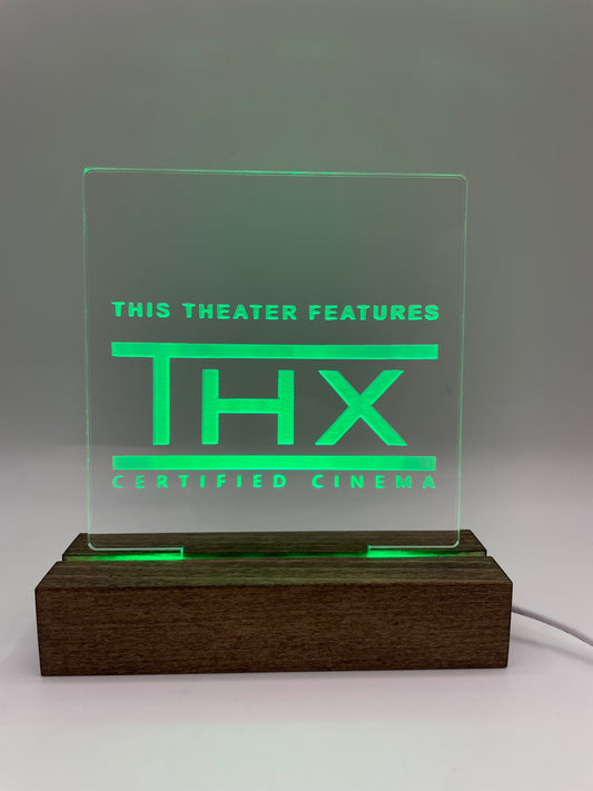 LED Music Acrylic Sign THX Room Decoration