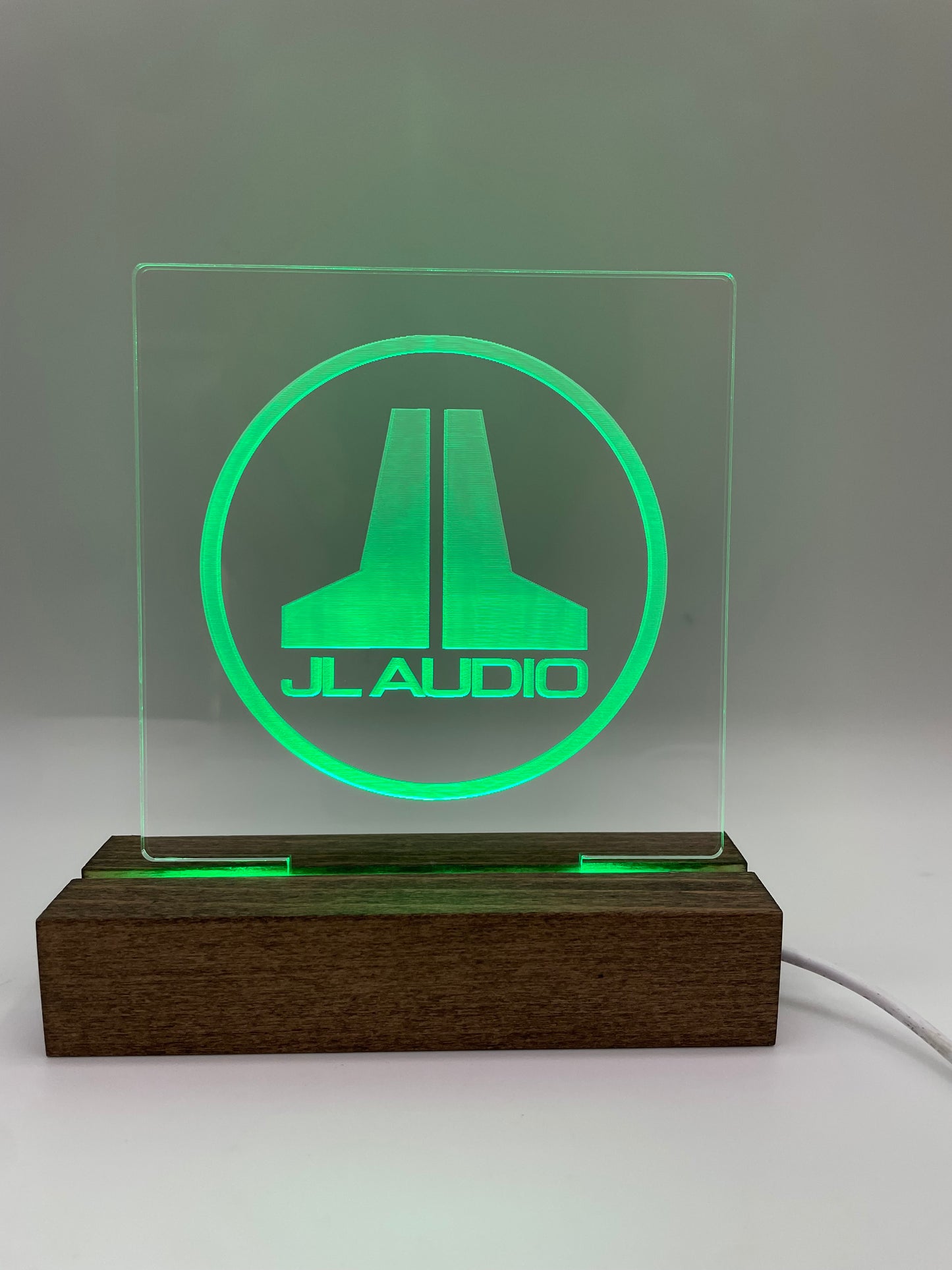 LED Acrylic JL Audiophile Music Sign Decoration