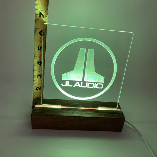 LED Acrylic JL Audiophile Music Sign Decoration