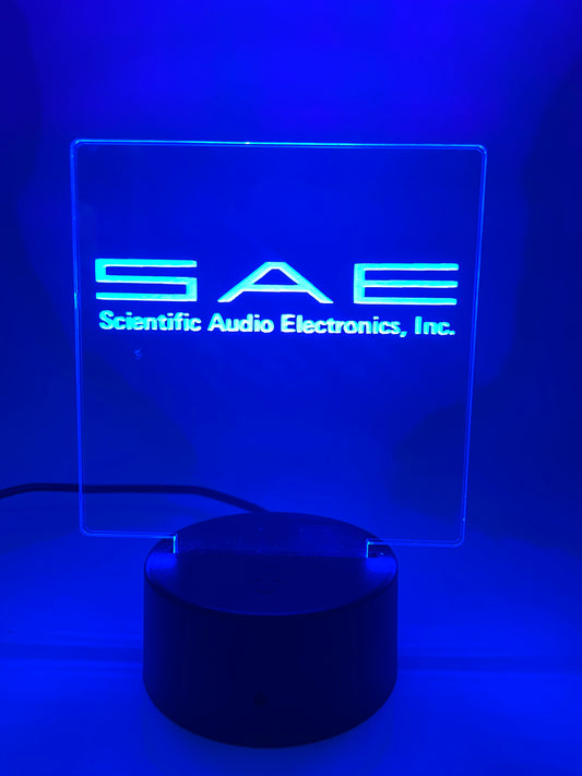 LED Acrylic Sign Music Lovers Room Decoration SAE