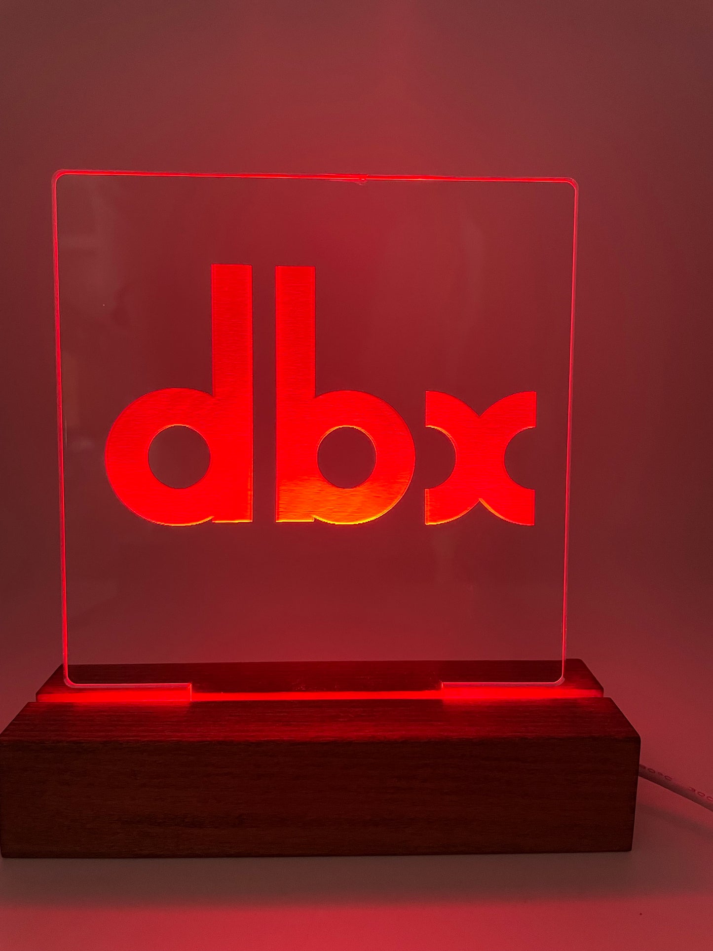 LED Acrylic Music Light Sign dbx Music Room Decoration