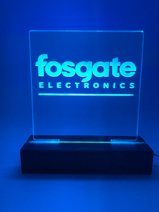 LED Acrylic Music Sign Audiophile Room Decoration fosgate