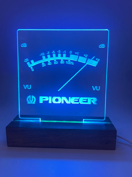 LED Acrylic Music Sign VU Meter Pioneer Decoration