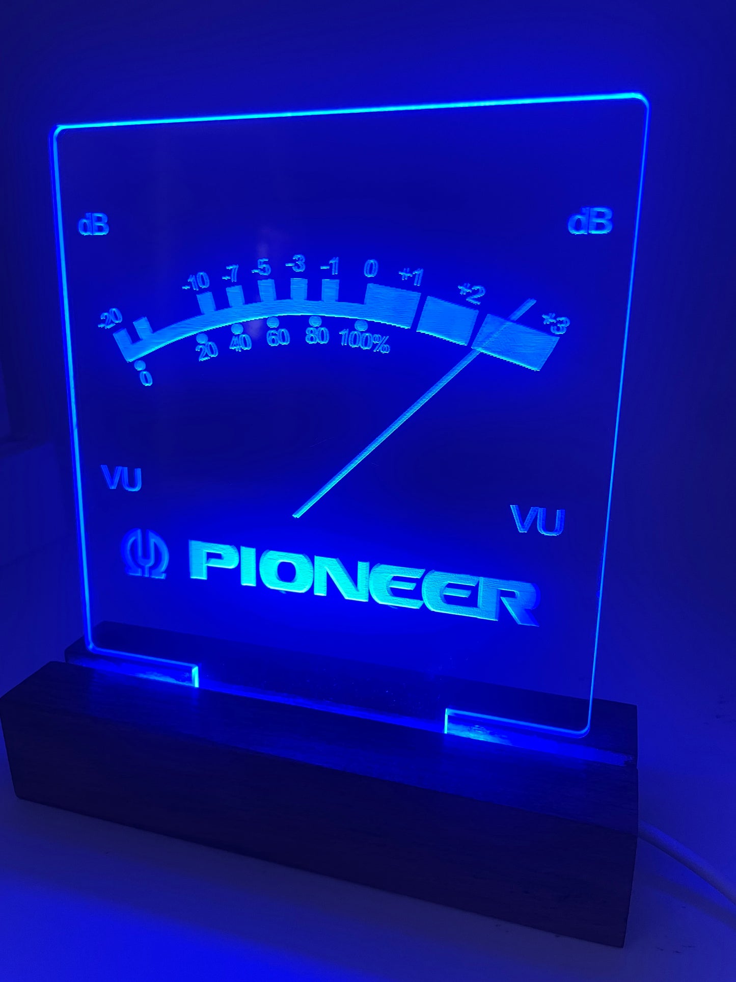 LED Acrylic Music Sign UV Meter Pioneer Decoration