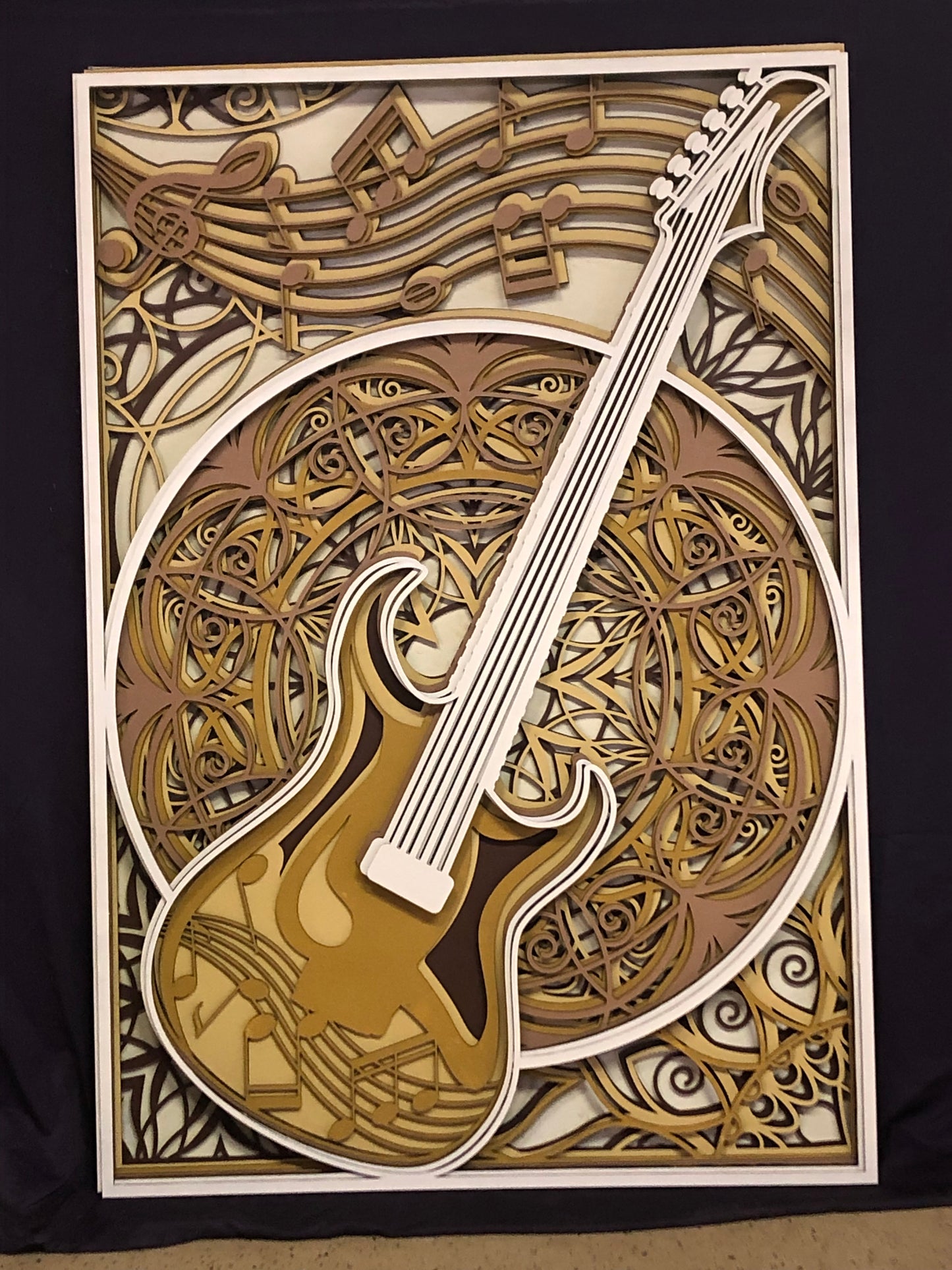 Music Sign - 5 Layer Guitar