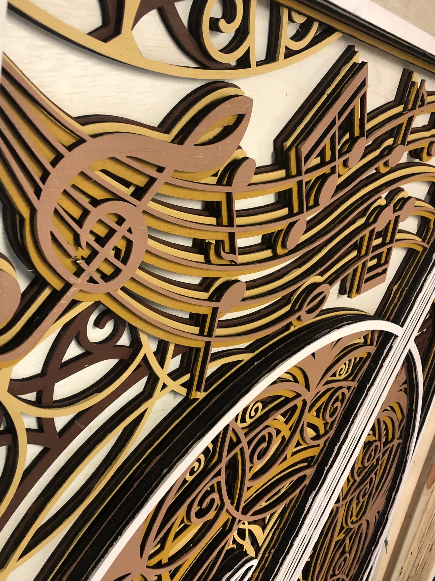 Music Sign - 5 Layer Guitar