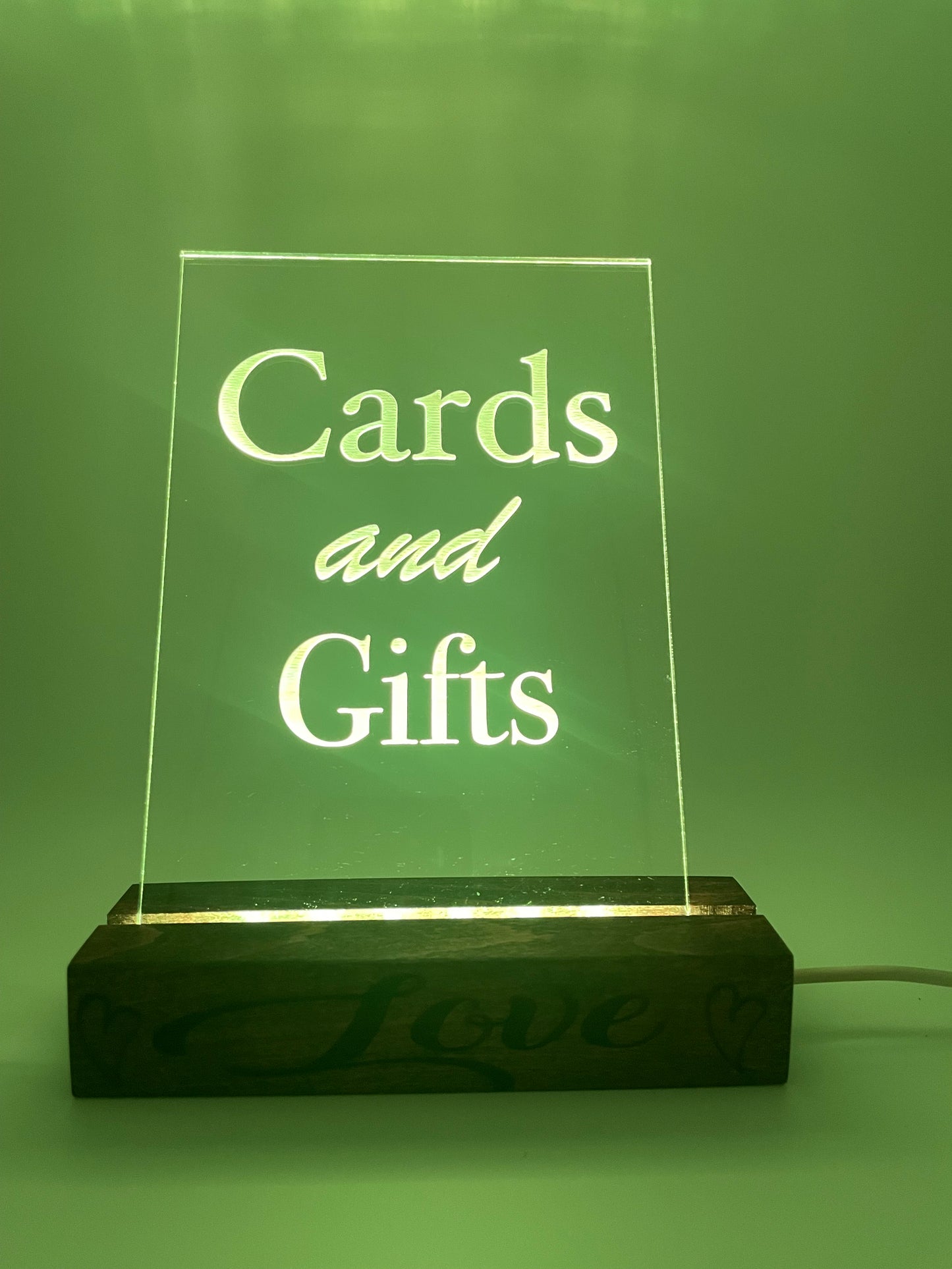 Wedding sign Cards and Gifts