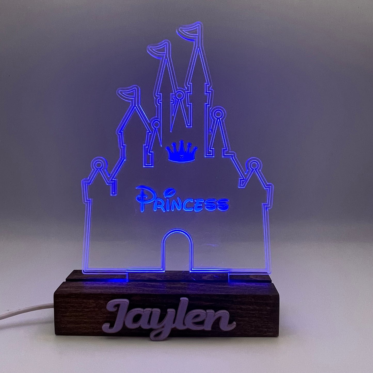 Acrylic Princess Night Light