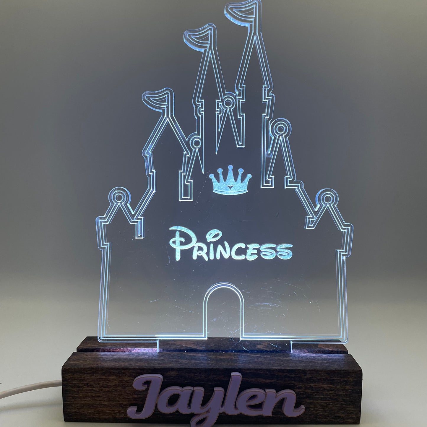 Acrylic Princess Night Light