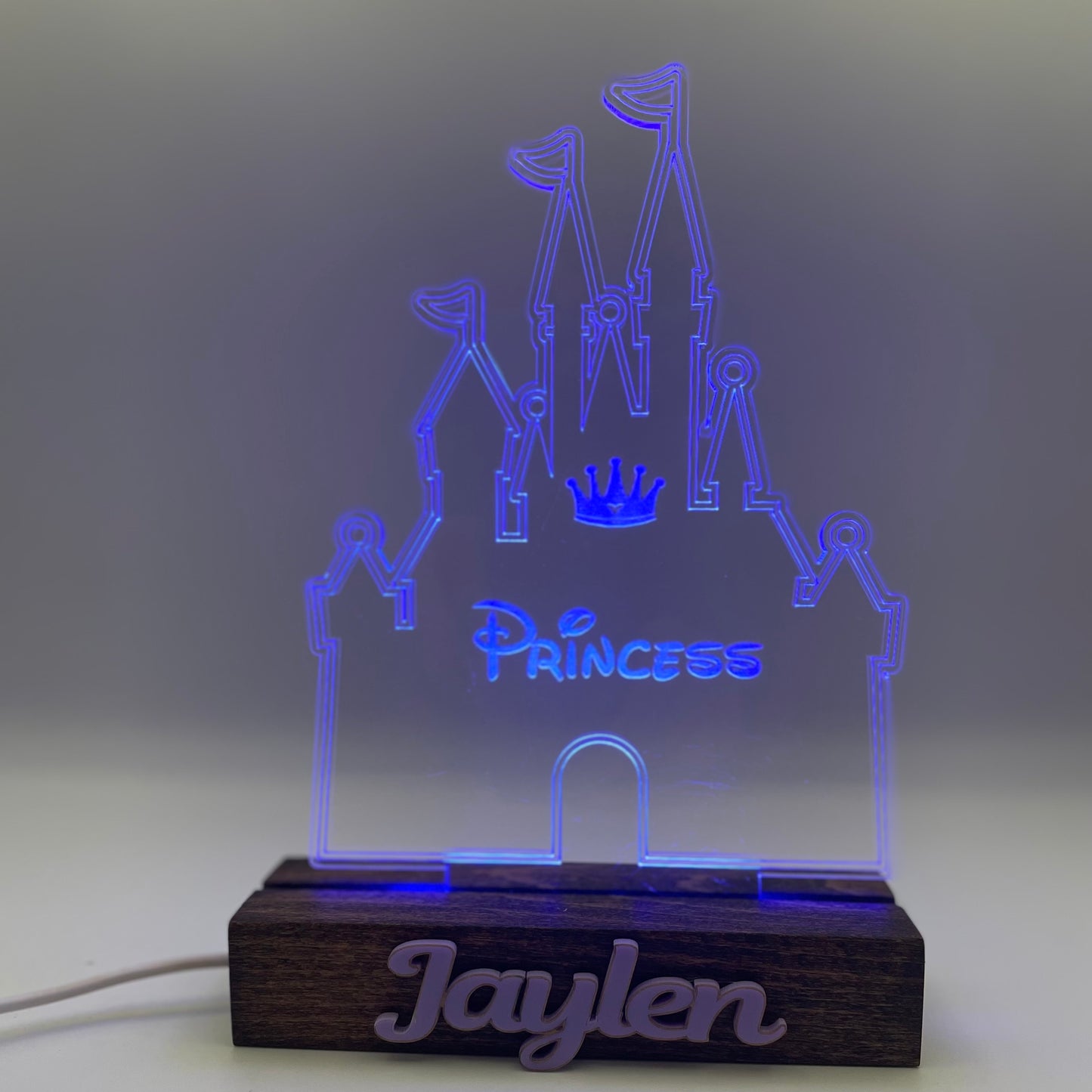Acrylic Princess Night Light