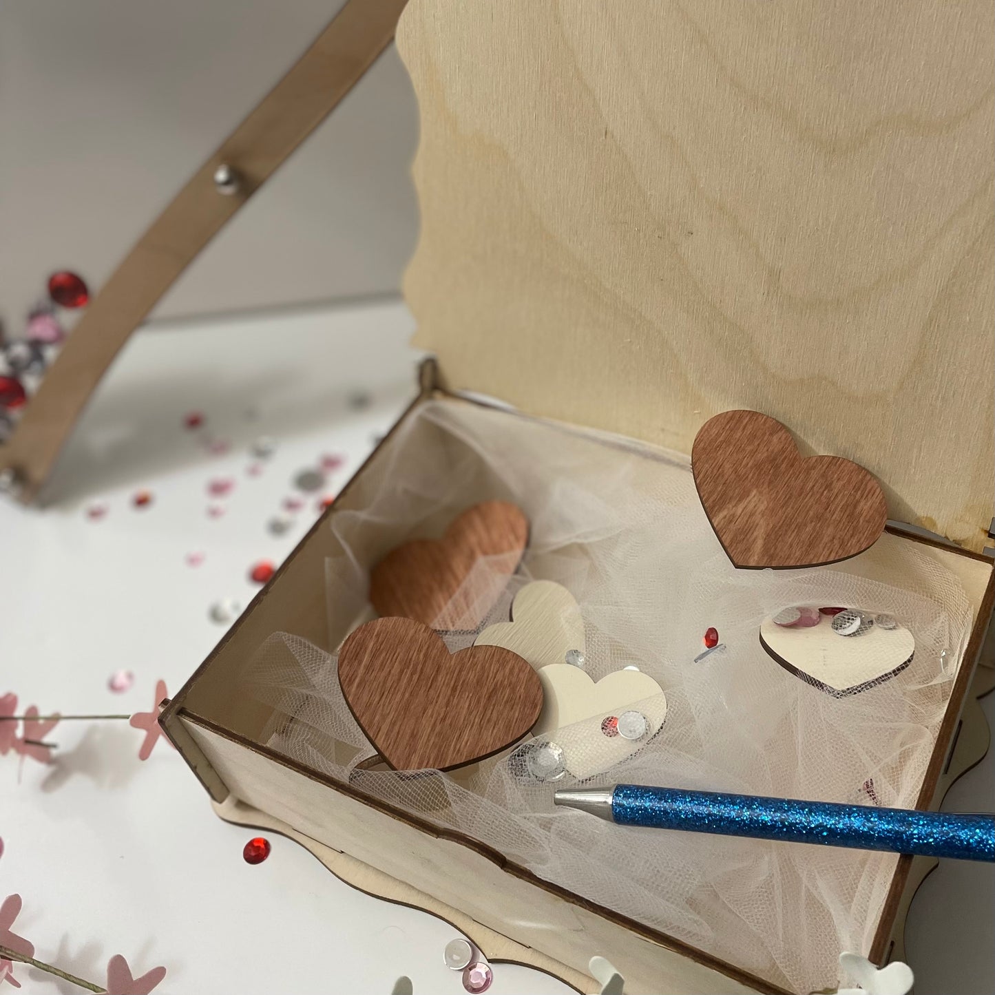 Wedding Heart Drop Alternative Guest Book