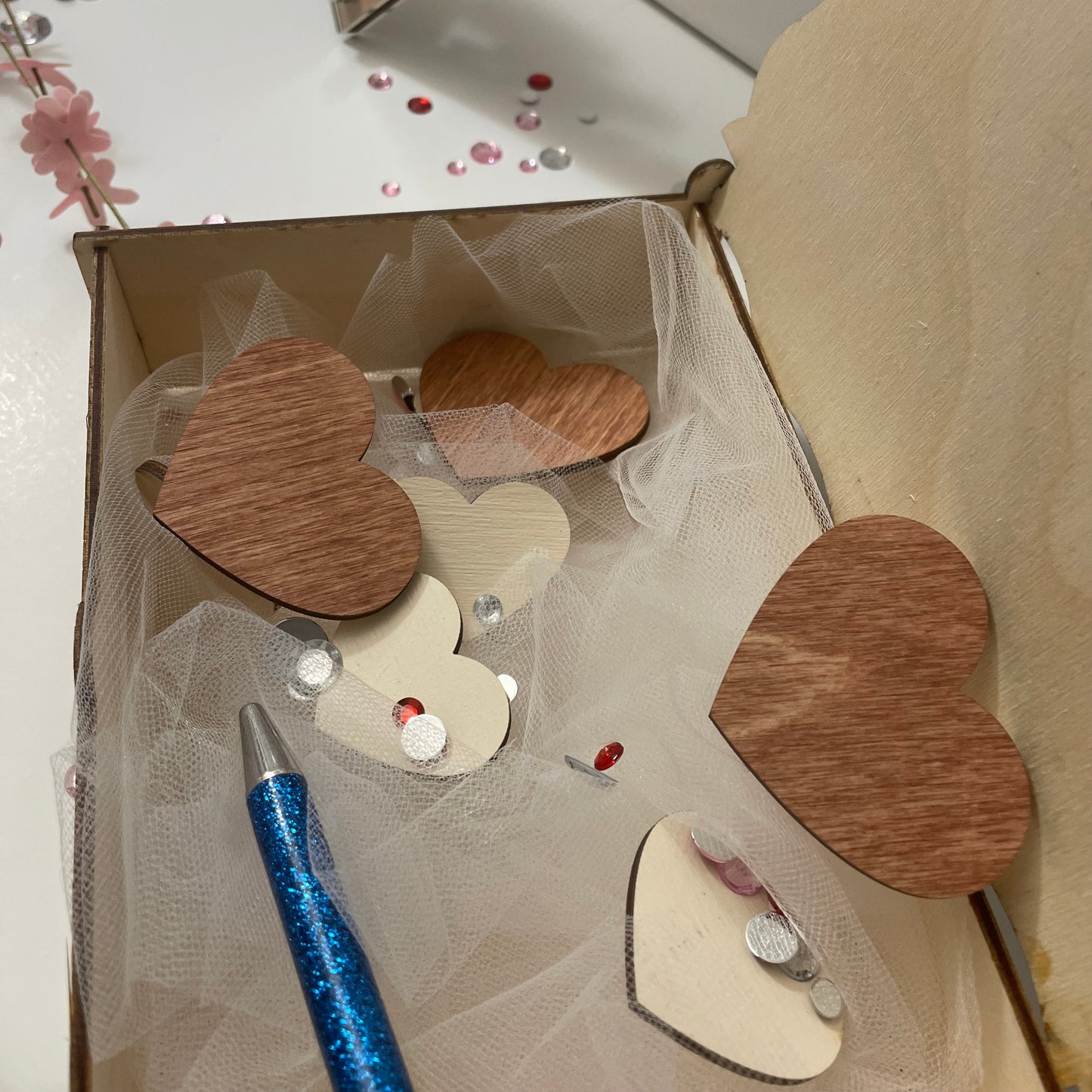 Wedding Heart Drop Alternative Guest Book