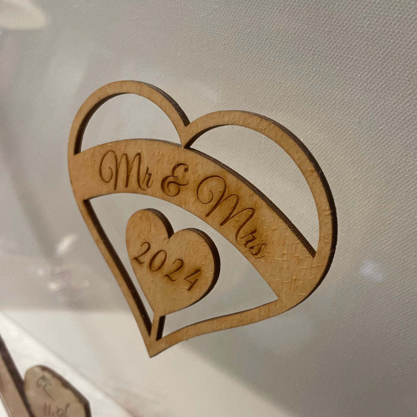 Wedding Heart Drop Alternative Guest Book