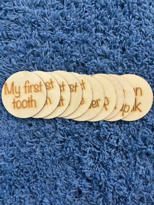 Baby Milestones Photo Props