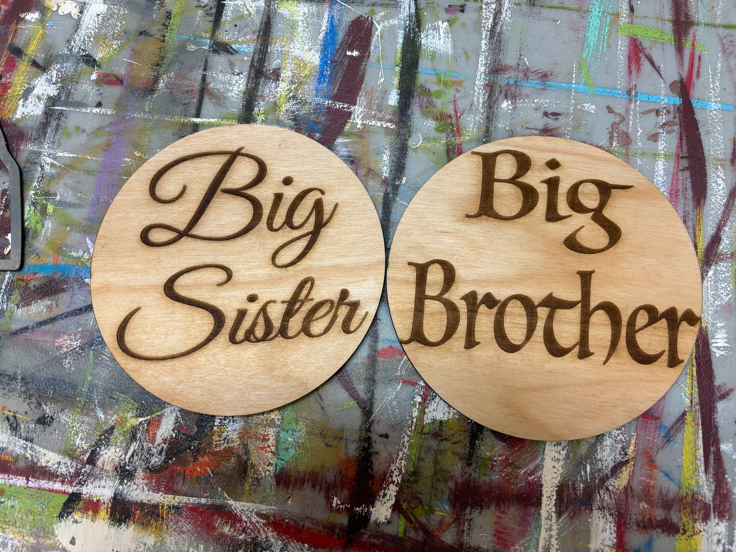 Big Brother/ Big Sister Announcement Prop