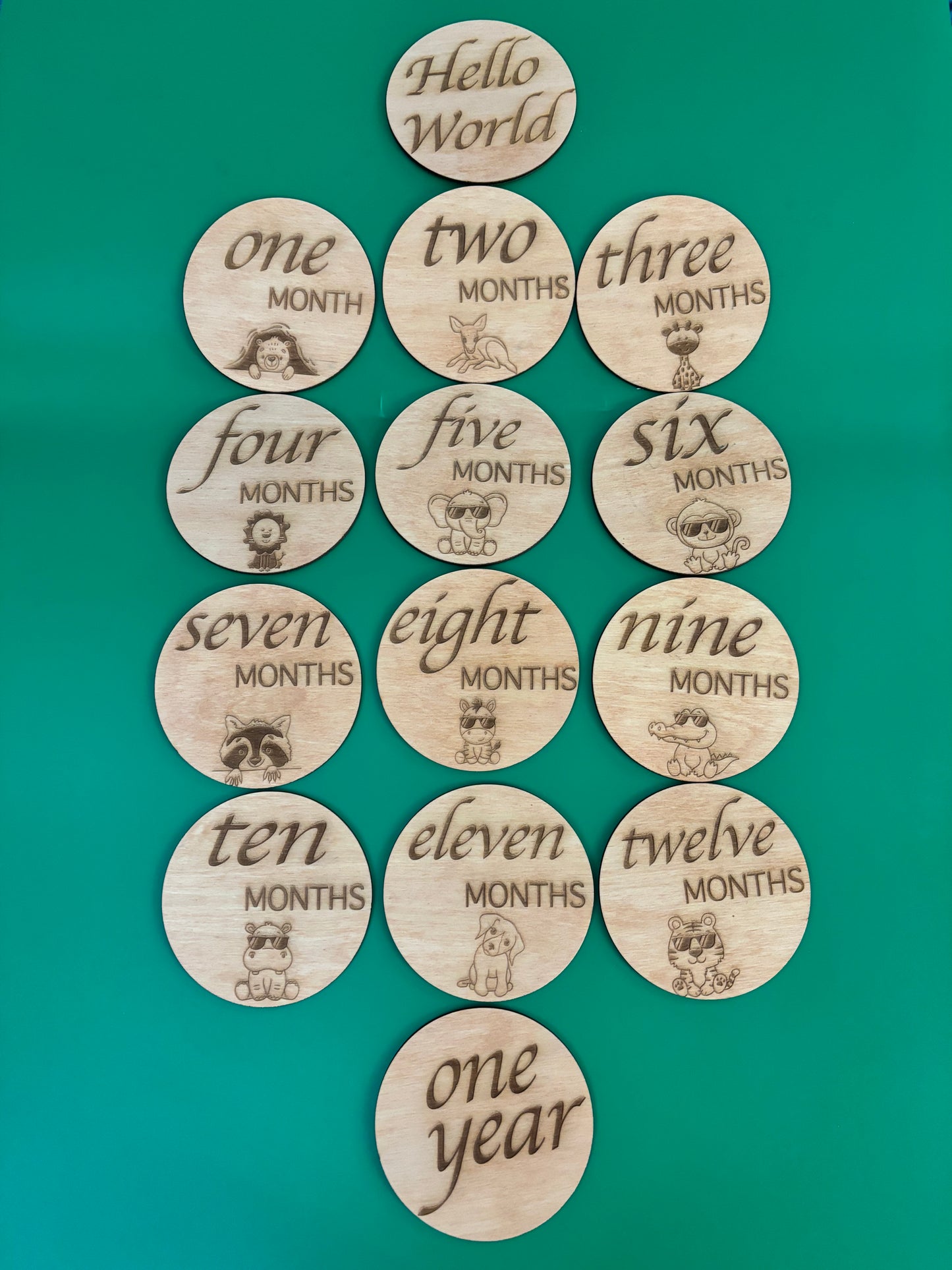 Baby Months Photo Props