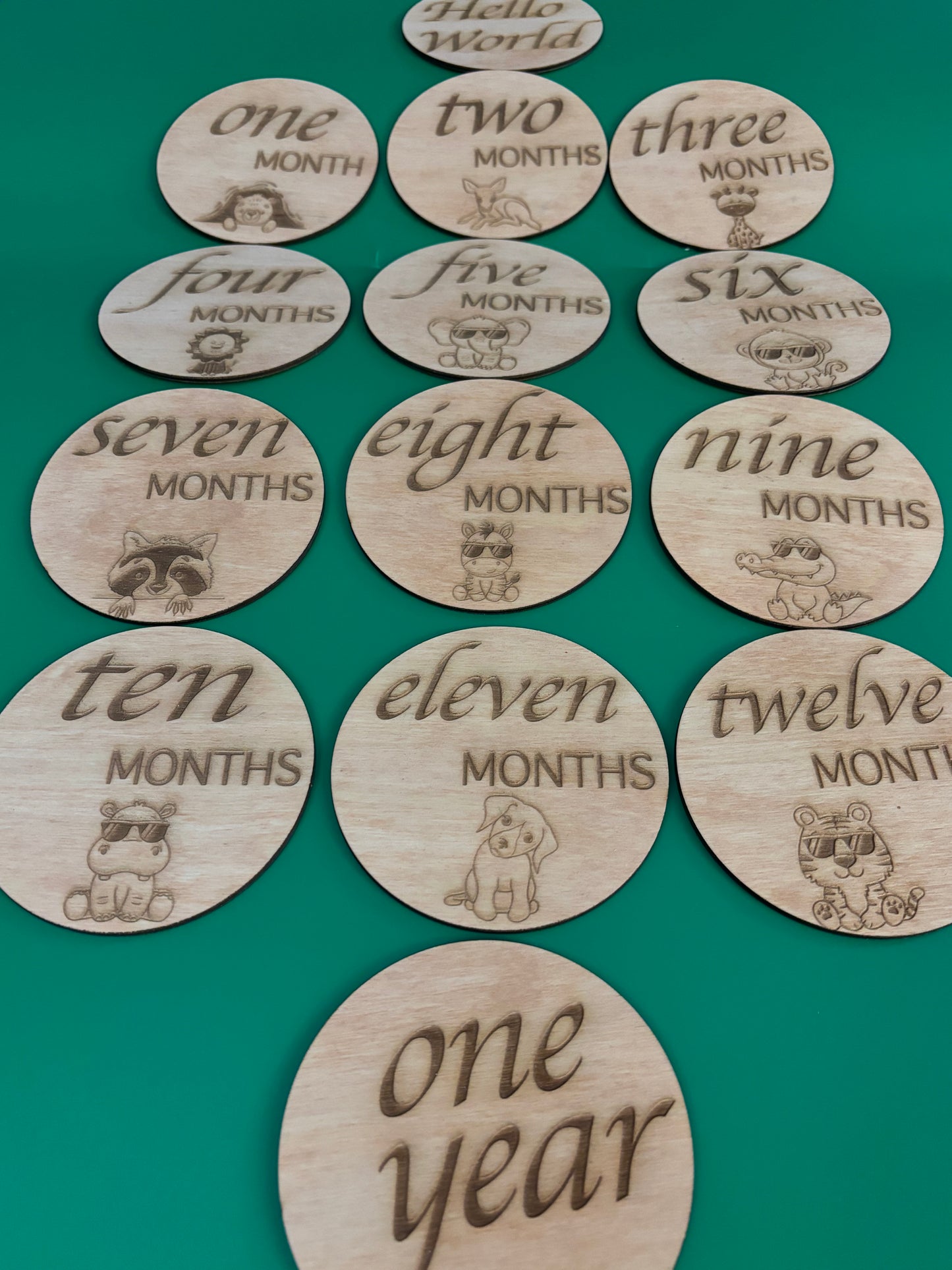 Baby Months Photo Props