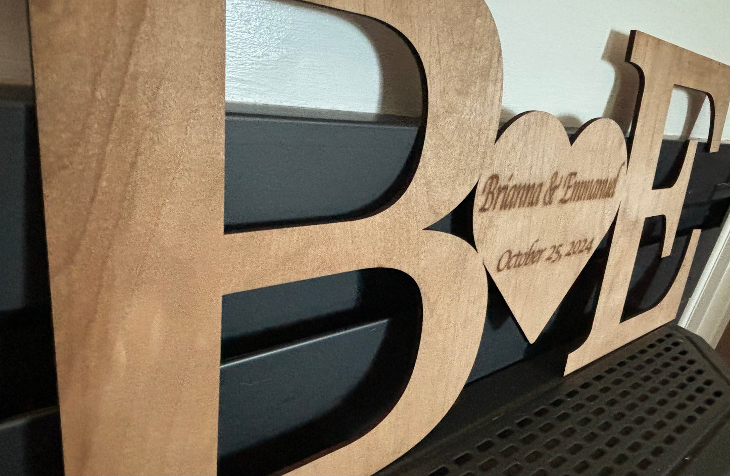 Wedding Guest Book Alternative Sign the Initials