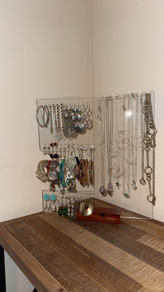 Acrylic Jewelry Stand Jewelry Tree for Necklaces, Bracelets, Watches, Earrings