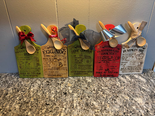 Mini Cutting Board - Sweet Potato Pie Recipe