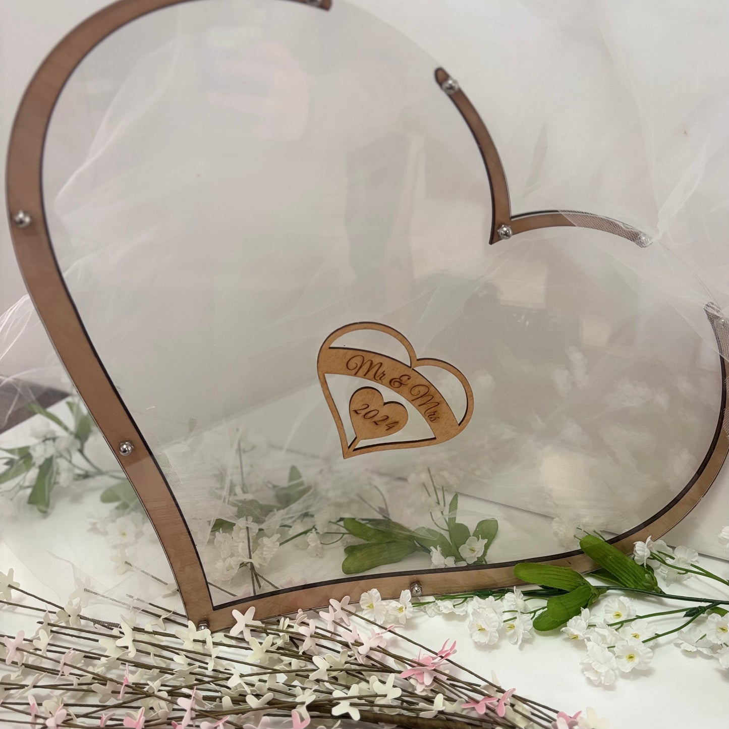 Wedding Heart Drop Alternative Guest Book