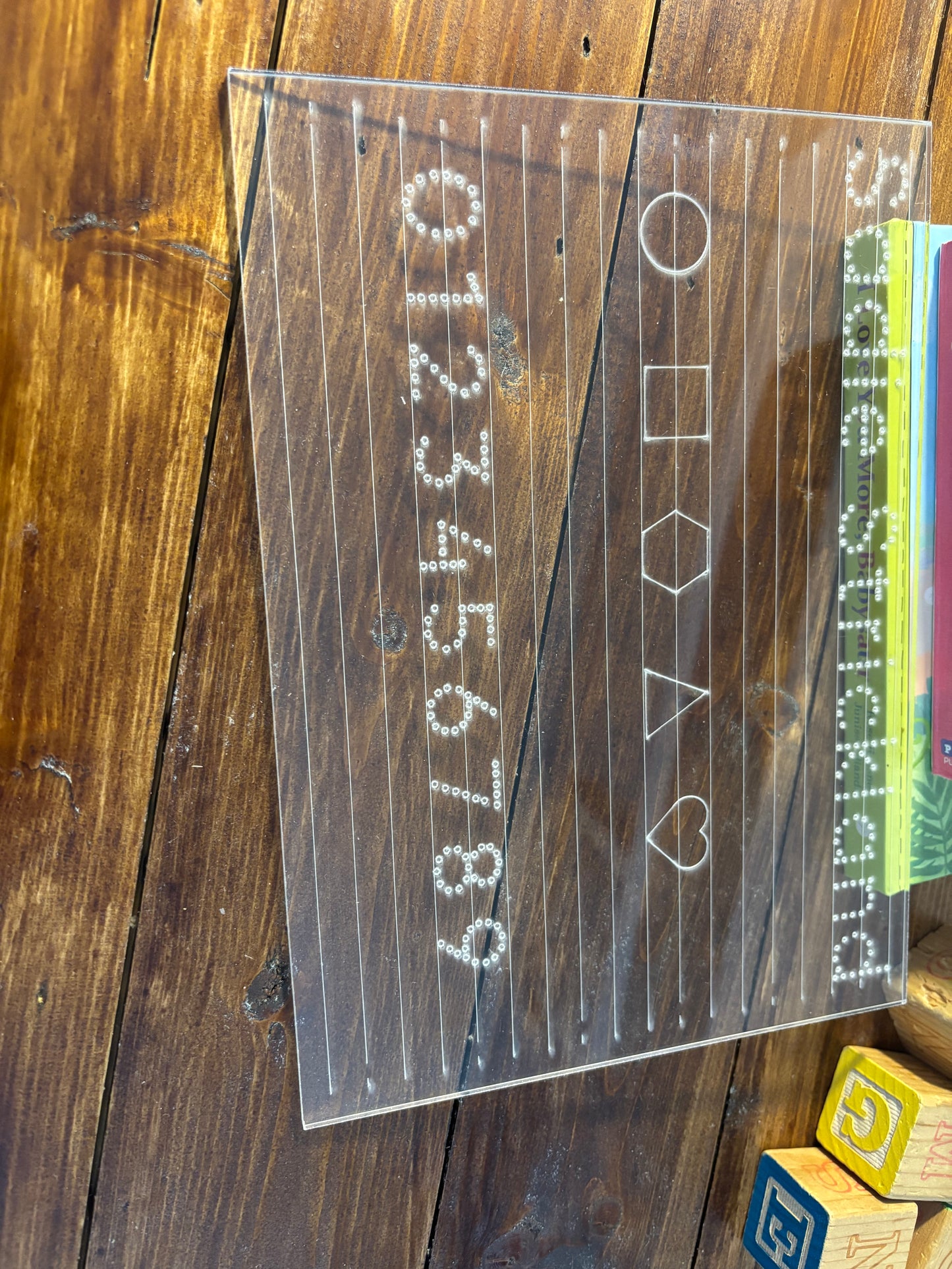 Trace and Erase Acrylic - Learn to Write