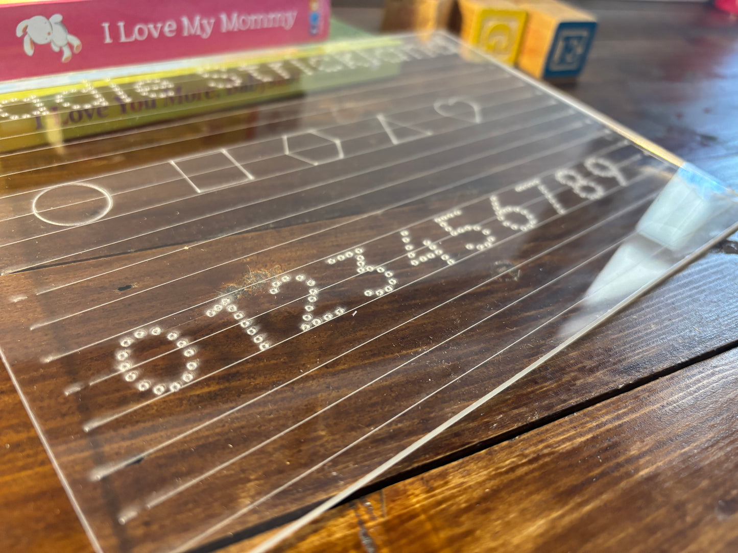 Trace and Erase Acrylic - Learn to Write