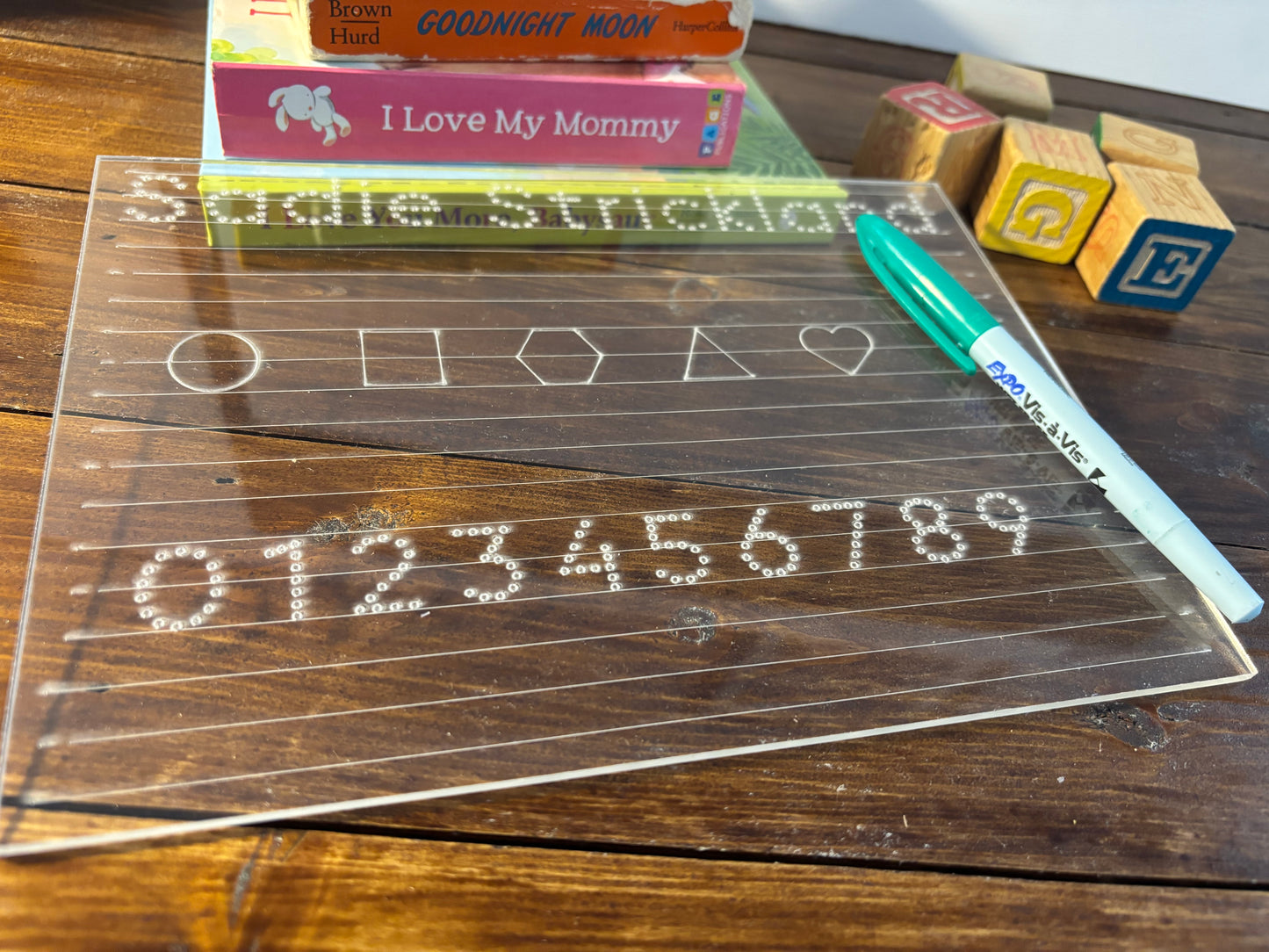 Trace and Erase Acrylic - Learn to Write