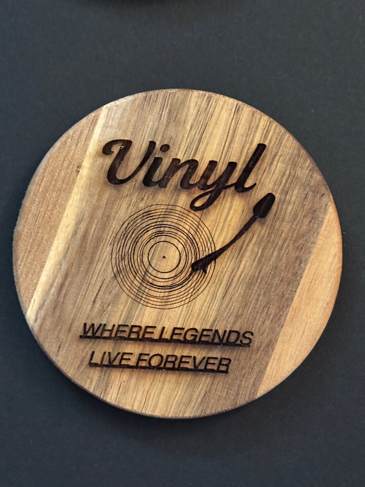 Music Theme Wood 4" Coaster Set of Four