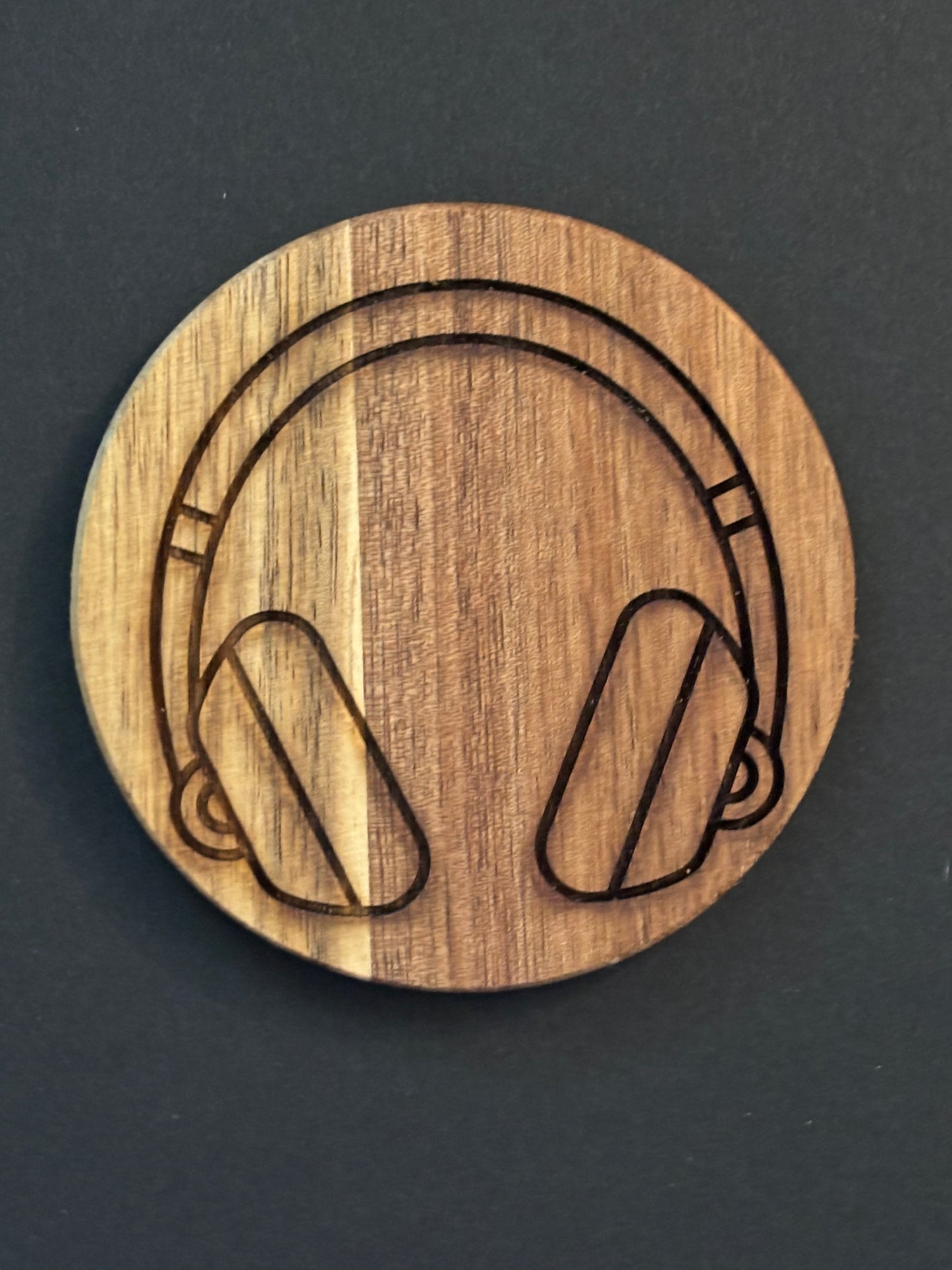 Music Theme Wood 4" Coaster Set of Four