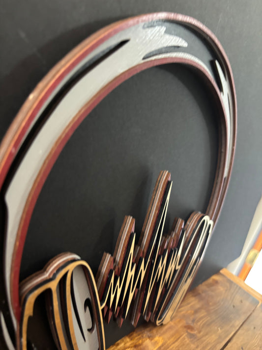 Music Sign- Layered Headphone