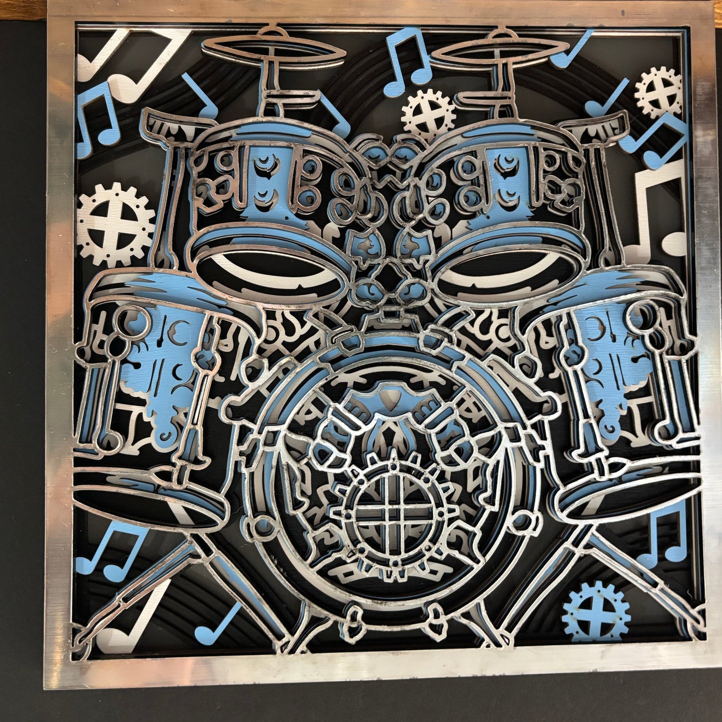 Music Sign- Layered Drum