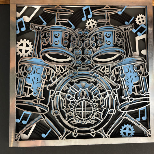 Music Sign- Layered Drum