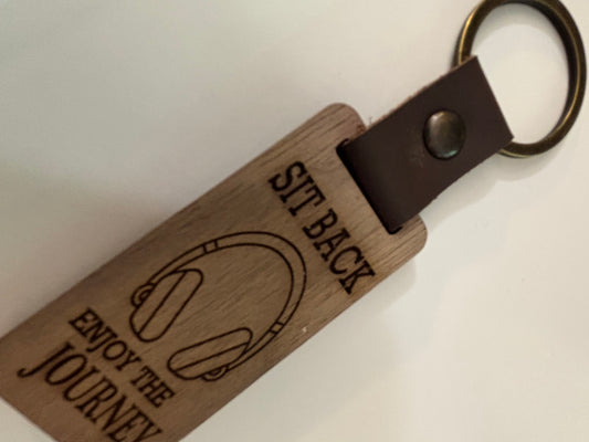 Music Headphones Keychain