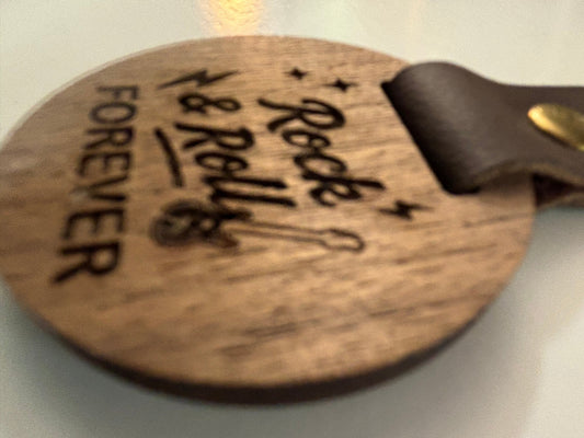 Rock & Roll Keychain