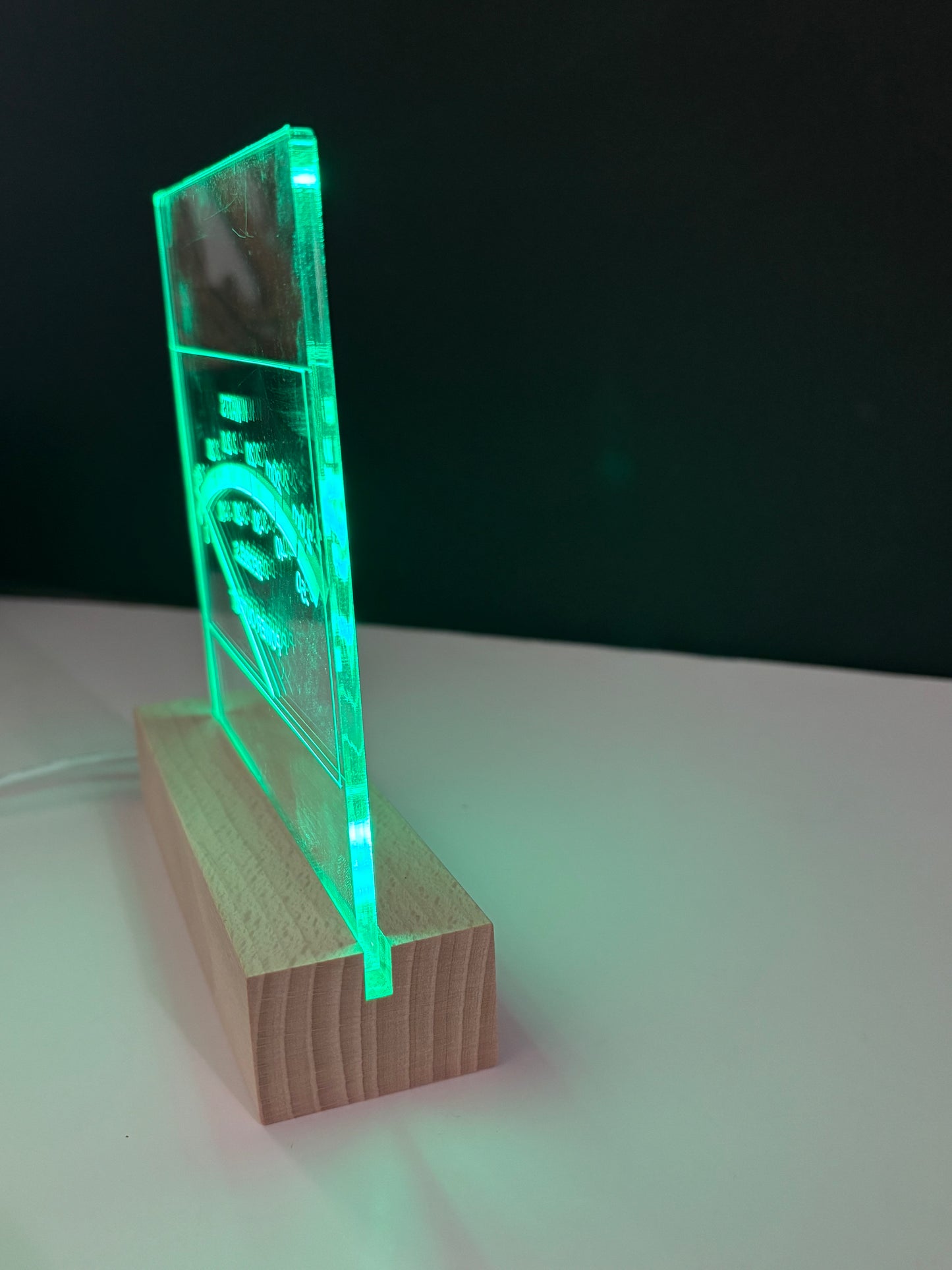 Stereo Meter Acrylic Light Sign for Music Lovers