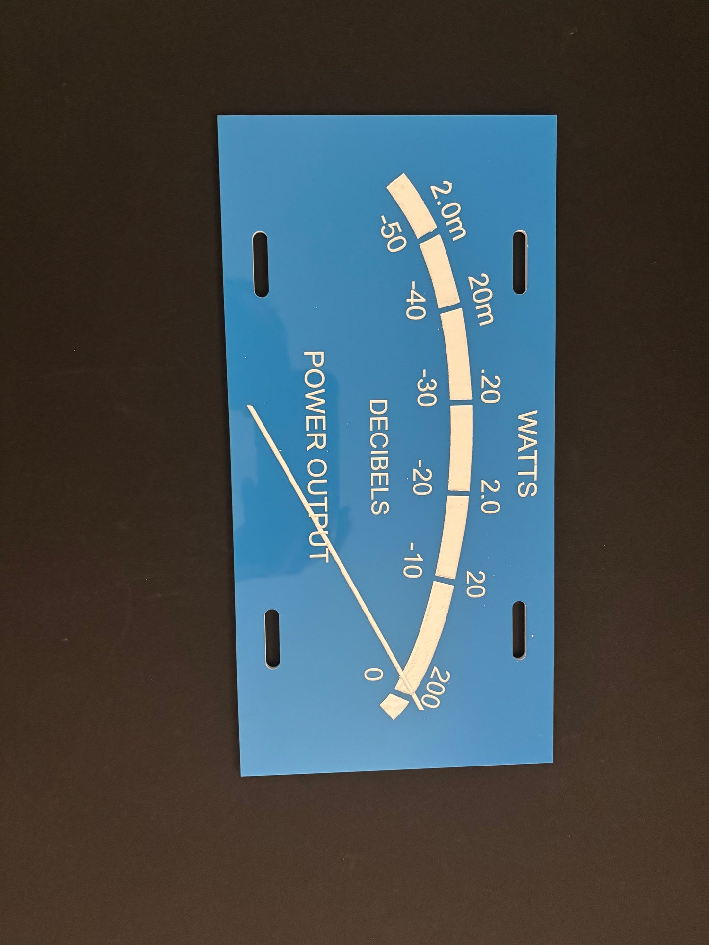Music Stereo Audiophile Meter Car Tag