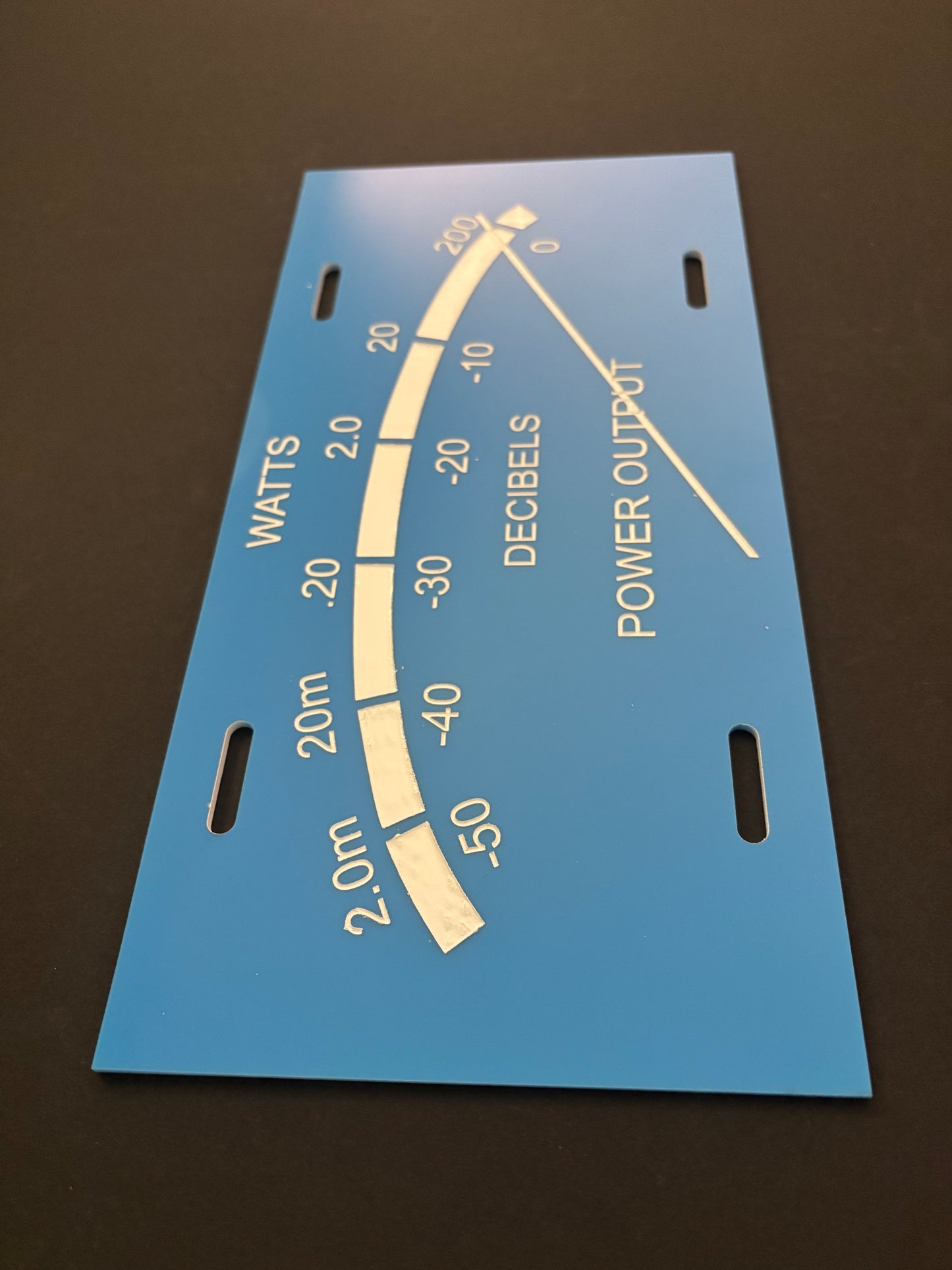 Music Stereo Audiophile Meter Car Tag