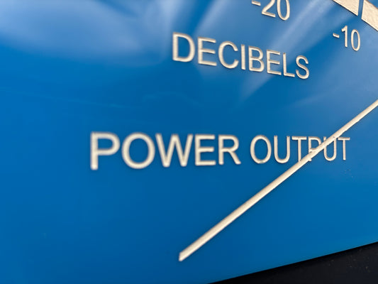 Music Stereo Audiophile Meter Car Tag