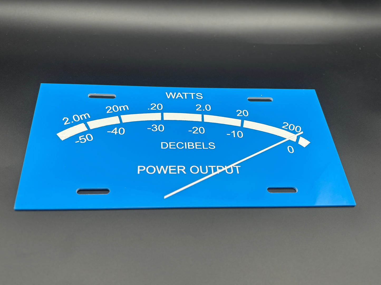 Music Stereo Audiophile Meter Car Tag