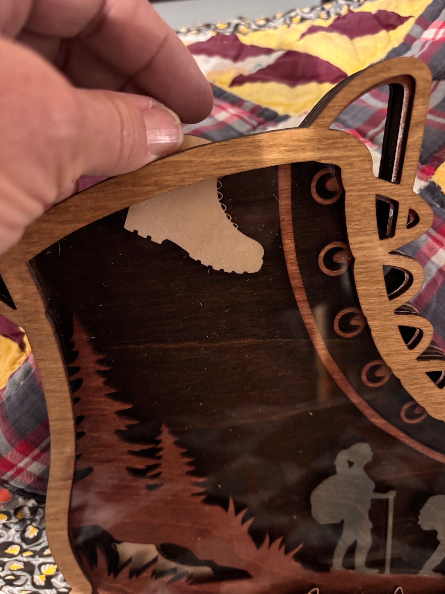 Hiking Memories Hiking Boot Display Box