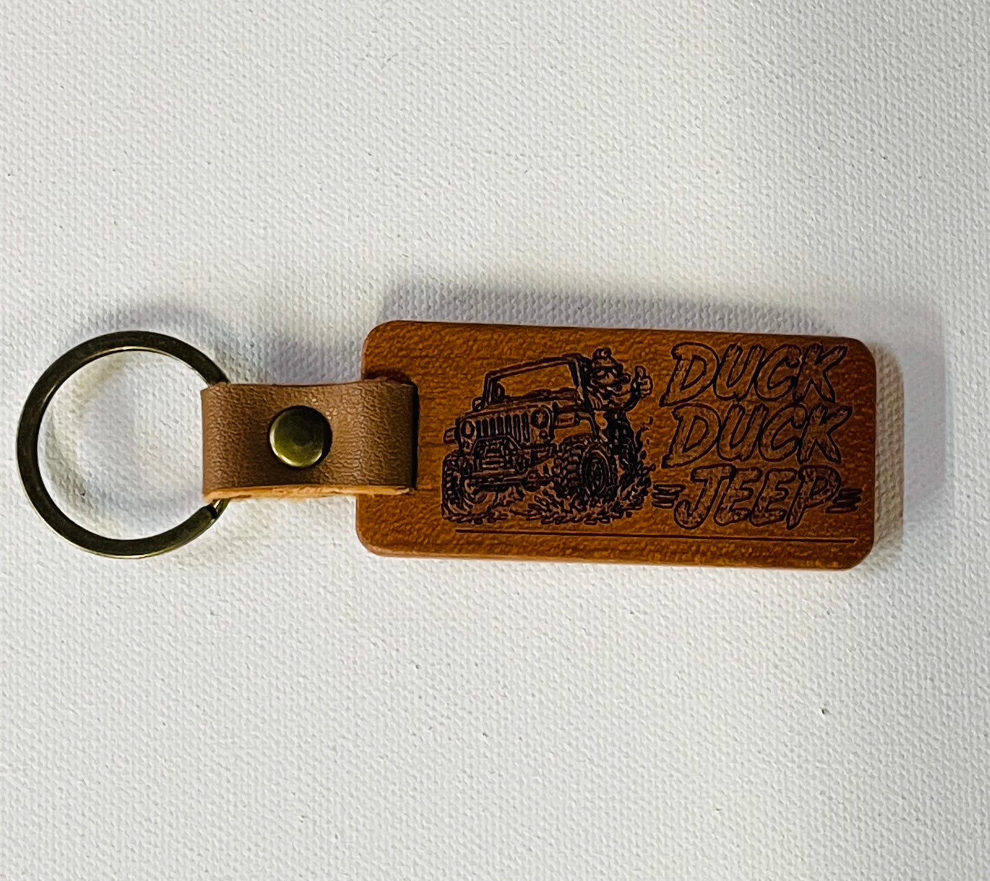 Wood Keychain Laser Engraved Off Road Lovers