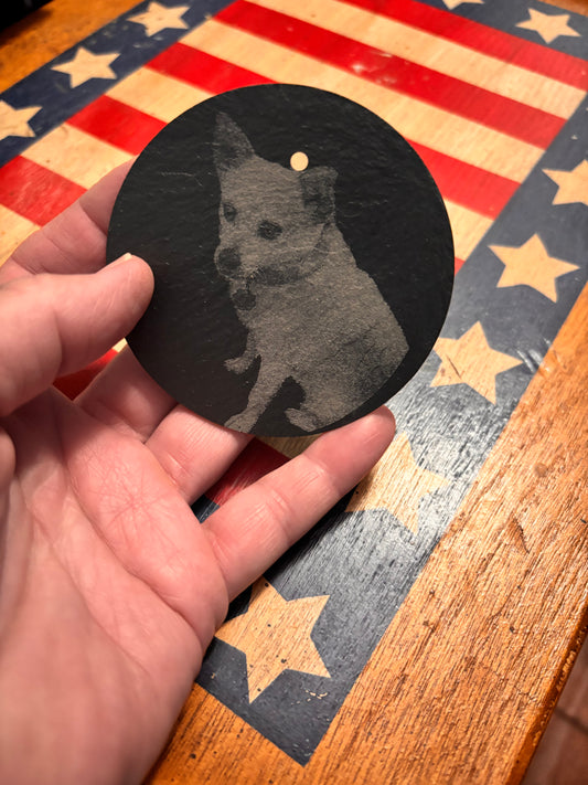 Personalized Dog Picture Ornament