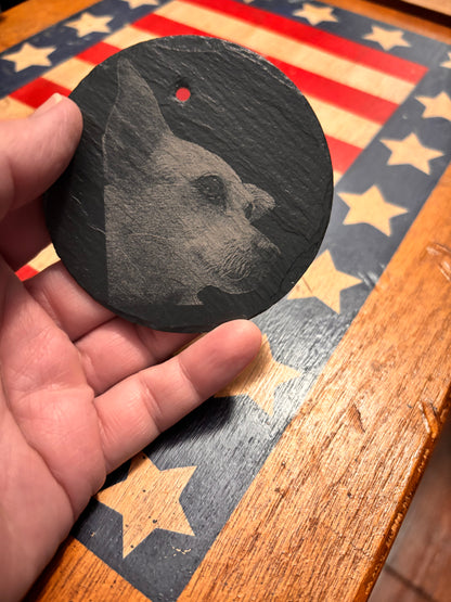 Personalized Dog Picture Ornament