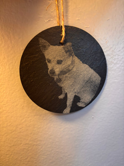 Personalized Dog Picture Ornament