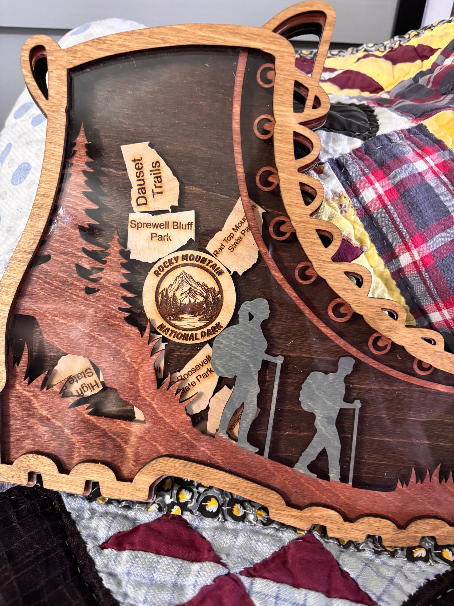 Hiking Memories Hiking Boot Display Box