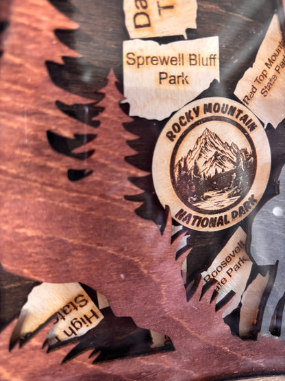 Hiking Memories Hiking Boot Display Box