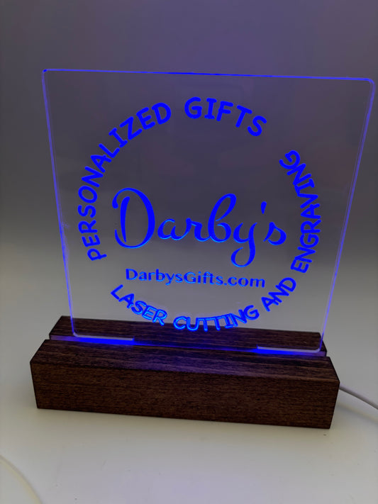 LED Custom Business Logo Acrylic Sign